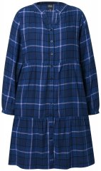 Ulla Popken 840929 Rochie în carouri Bleumarin