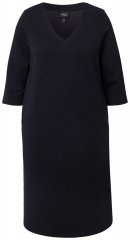 Ulla Popken 843326 Rochie hanorac cu mânecă 3/4 Neagră