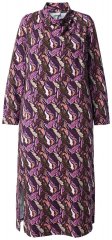Ulla Popken 843358 Rochie hanorac imprimată Prună