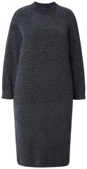 Ulla Popken 843592 Rochie cu mânecă lungă Antracit
