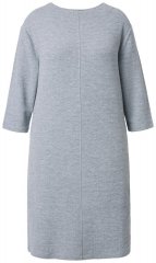 Ulla Popken 843999 Rochie cu mânecă 3/4 Gri melanj