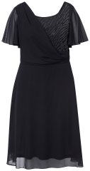 Ulla Popken 844356 Rochie de seară Neagră