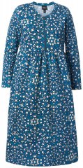 Ulla Popken 844722 Rochie hanorac imprimată Petrol