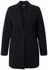 Ulla Popken 844842 Sacou din jerseu Neagră