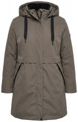 Ulla Popken 845111 Parka Verde închis