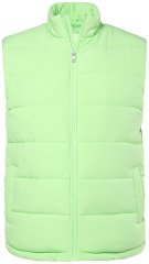 JP1880 845455 Vestă elastică matlasată Verde fistic