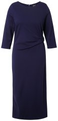 Ulla Popken 845705 Rochie din jerseu Bleumarin