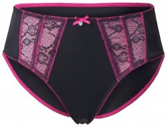 Ulla Popken 845885 Chiloți cu flori cu dantelă Roz