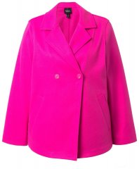 Ulla Popken 846021 Palton din fleece Roz