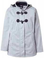 Ulla Popken 846744 Geacă softshell Gri melanj