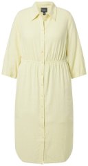 Ulla Popken 847224 Rochie din amestec de in Galben