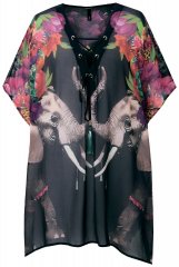 Ulla Popken 847698 Rochie imprimată Neagră