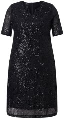 Ulla Popken 848140 Rochie cu paiete Neagră