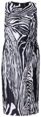 Ulla Popken 848948 Rochie cu imprimeu animal Neagră