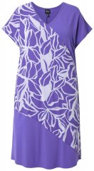Ulla Popken 849033 Rochie din șifon imprimată Lila