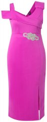 Ulla Popken 849508 Rochie de seară Lila
