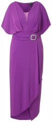 Ulla Popken 849533 Rochie de seară Roșu fructe de pădure
