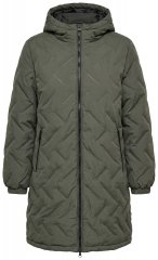 Ulla Popken 849552 Palton matlasat Verde măsliniu