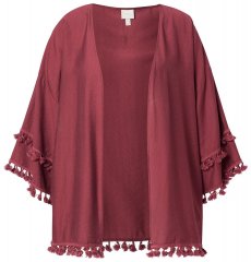 Ulla Popken 849860 Chimono Roșu rugină