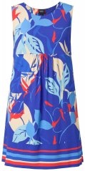 Ulla Popken 850367 Rochie din jerseu imprimată Bleumarin