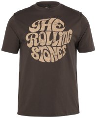 JP1880 851001 Rolling Stones Retro Logo Tricou Alună