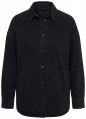 Ulla Popken 851036 Geacă din denim Antracit