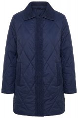 Ulla Popken 851123 Geacă matlasată Bleumarin