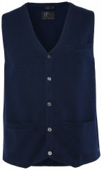 JP1880 851421 Vestă tricotată cu decolteu în V Bleumarin