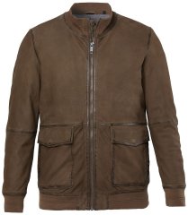 JP1880 851511 Jachetă din piele întoarsă de miel Maro