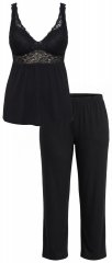 Ulla Popken 851693 Pijama Neagră