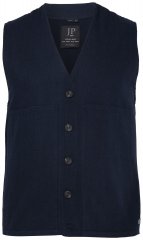 JP1880 851800 Vestă din tweed cu model spic Bleumarin