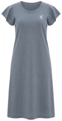Ulla Popken 852218 Rochie midi cu mânecă scurtă Gri