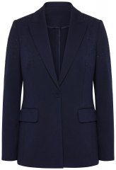 Ulla Popken 852498 Sacou cu strasuri Bleumarin