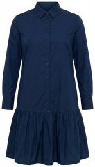 Ulla Popken 853457 Rochie cu mânecă lungă Bleumarin