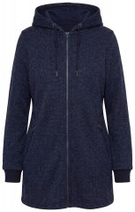 Ulla Popken 853577 Jachetă din fleece Bleumarin