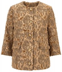 Ulla Popken 853996 Jachetă Maro deschis