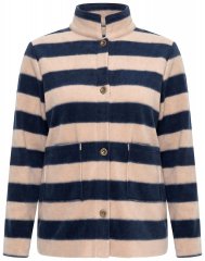 Ulla Popken 854366 Jachetă din fleece Maro deschis