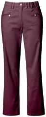 Ulla Popken 854987 Pantaloni stretch călduroși cu talie confortabilă Vânăt
