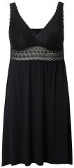 Ulla Popken 855428 Neglijeu cu dantelă Neagră