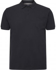 North Latitude tricou polo mânecă scurtă negru