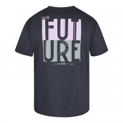 North Latitude T-Shirt With Back Print Negru