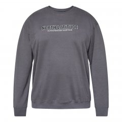 North Latitude Crewneck Sweatshirt Gri/Cărbune