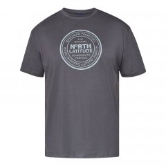 North Latitude T-Shirt Gri/Cărbune