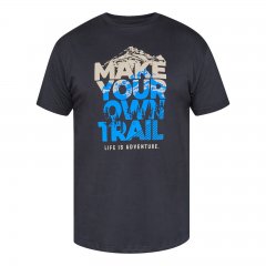 North Latitude Trail T-Shirt Negru