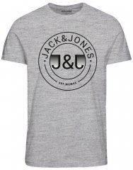 Jack & Jones JJMILAS T-Shirt Grey
