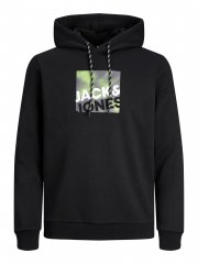 Jack & Jones JCOLOGAN SWEAT HOODIE Black