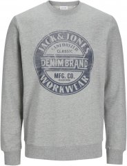 Jack & Jones JJJEANS Sweatshirt Light Grey
