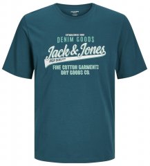 Jack & Jones JJELOGO O-Neck T-Shirt Deep Teal
