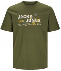 Jack & Jones JCOOUTDOOR LOGO T-Shirt Cypress