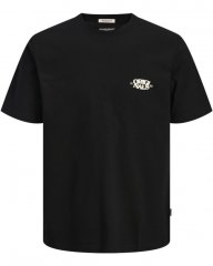  Jack & Jones Tavira Type Crew Neck T-Shirt Black